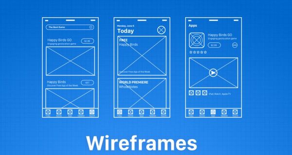 Thiết kế Wireframes
